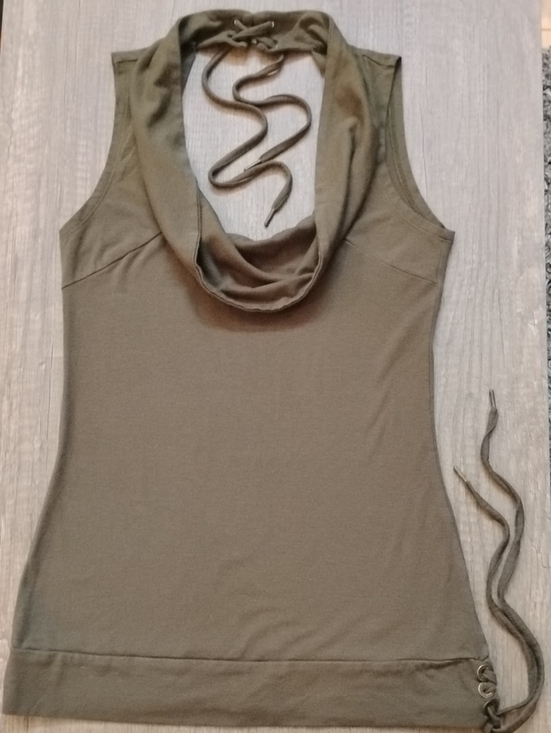 Nomad Tops - Nomad Olive Green Cowl Tank